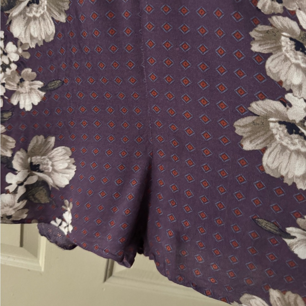 Purple floral romper - Picture 6 of 9